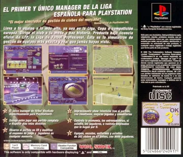 Manager de Liga (ES) box cover back